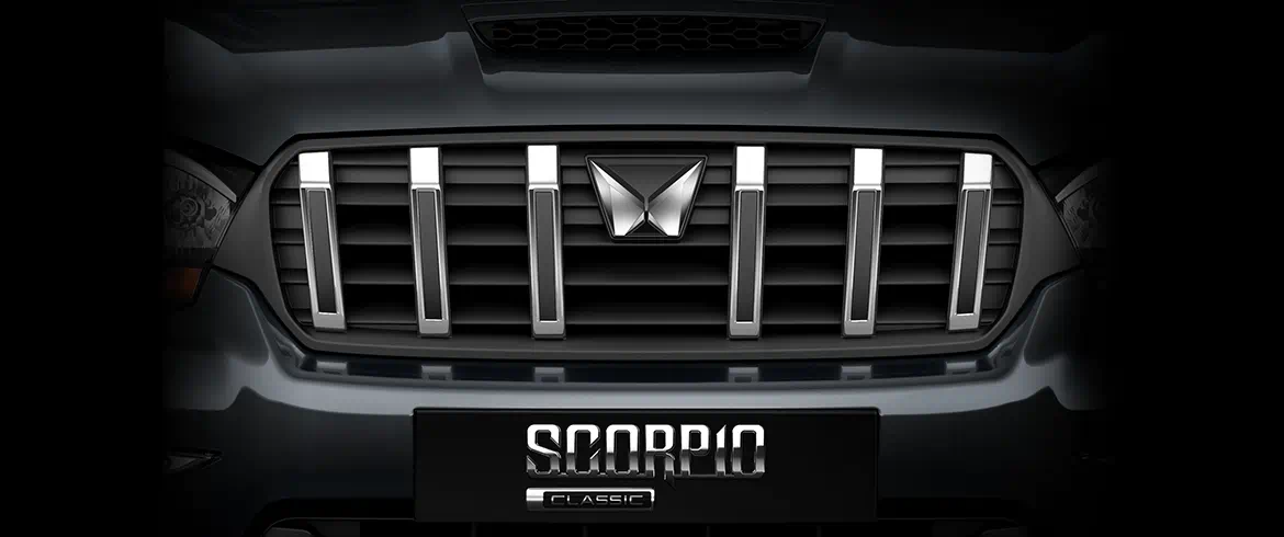 Mahindra Scorpio Classic Chrome-inlay Front Grille