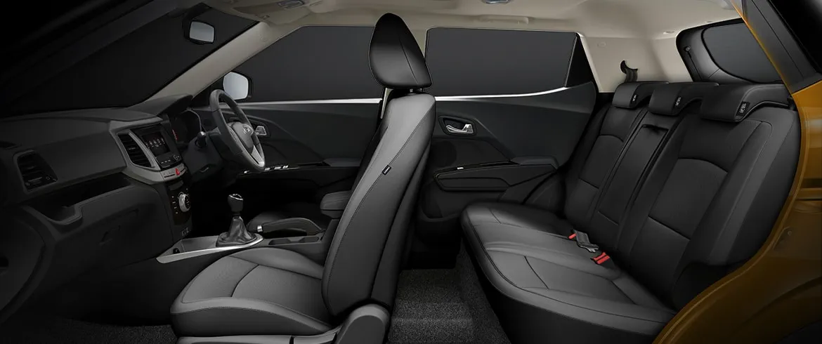 Space section-All black interior