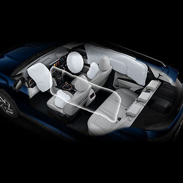 Mahindra XUV 3XO EV airbags and passenger airbag deactivation switch