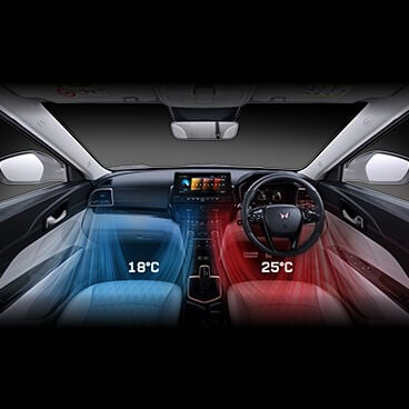 Mahindra XUV 3XO EV dual-zone climate control