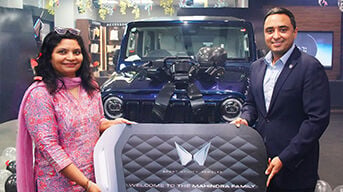 Thar ROXX #1 Delivered to Aakash Minda: Winning Bid of ₹1.31 Crore