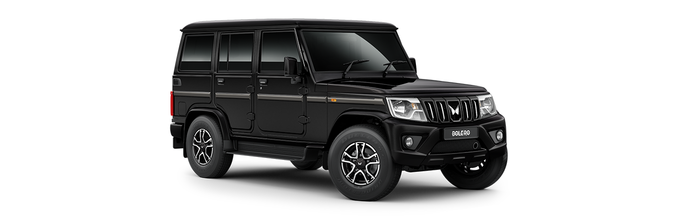 Mahindra Bolero in stylish Stealth Black colour