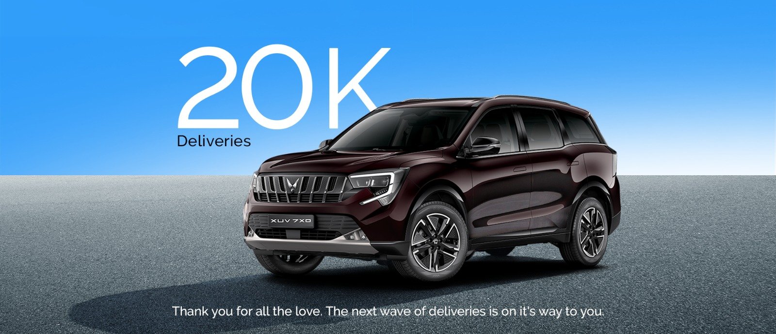 20K Deliveries milestone