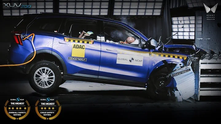 Mahindra XUV700 India's Safest Car  