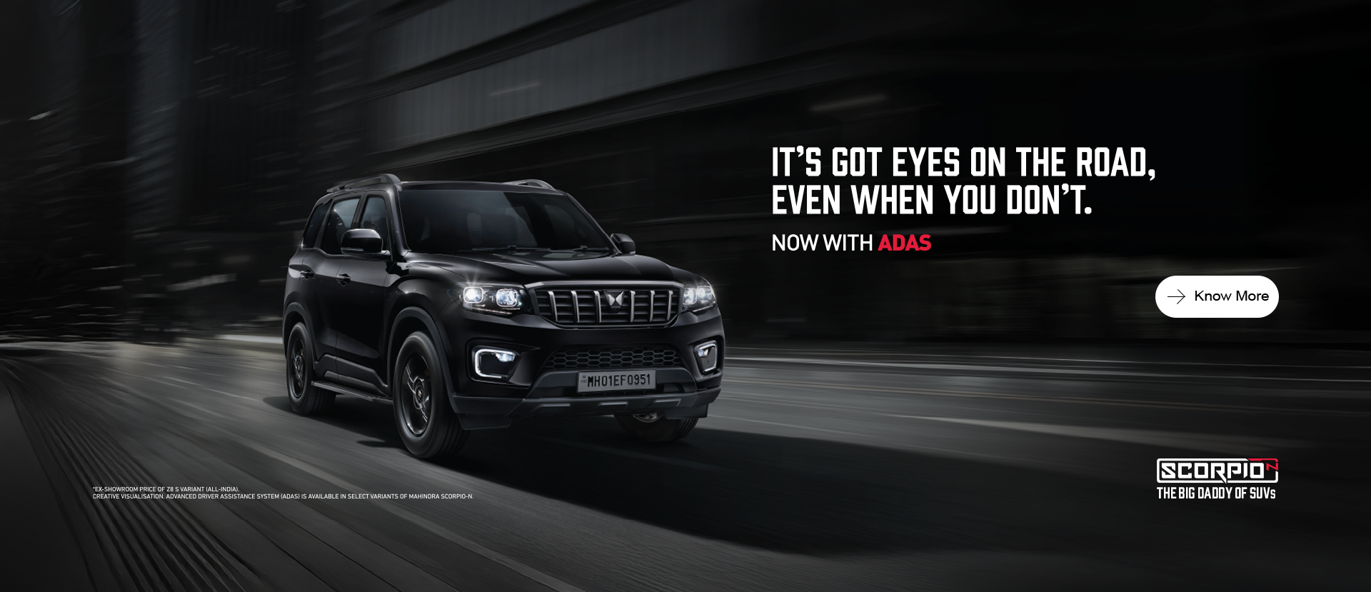 Mahindra Scorpio-N Carbon Edition Banner  