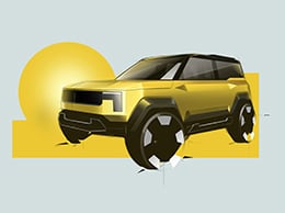Mahindra Electric XEV 9e - front profile 