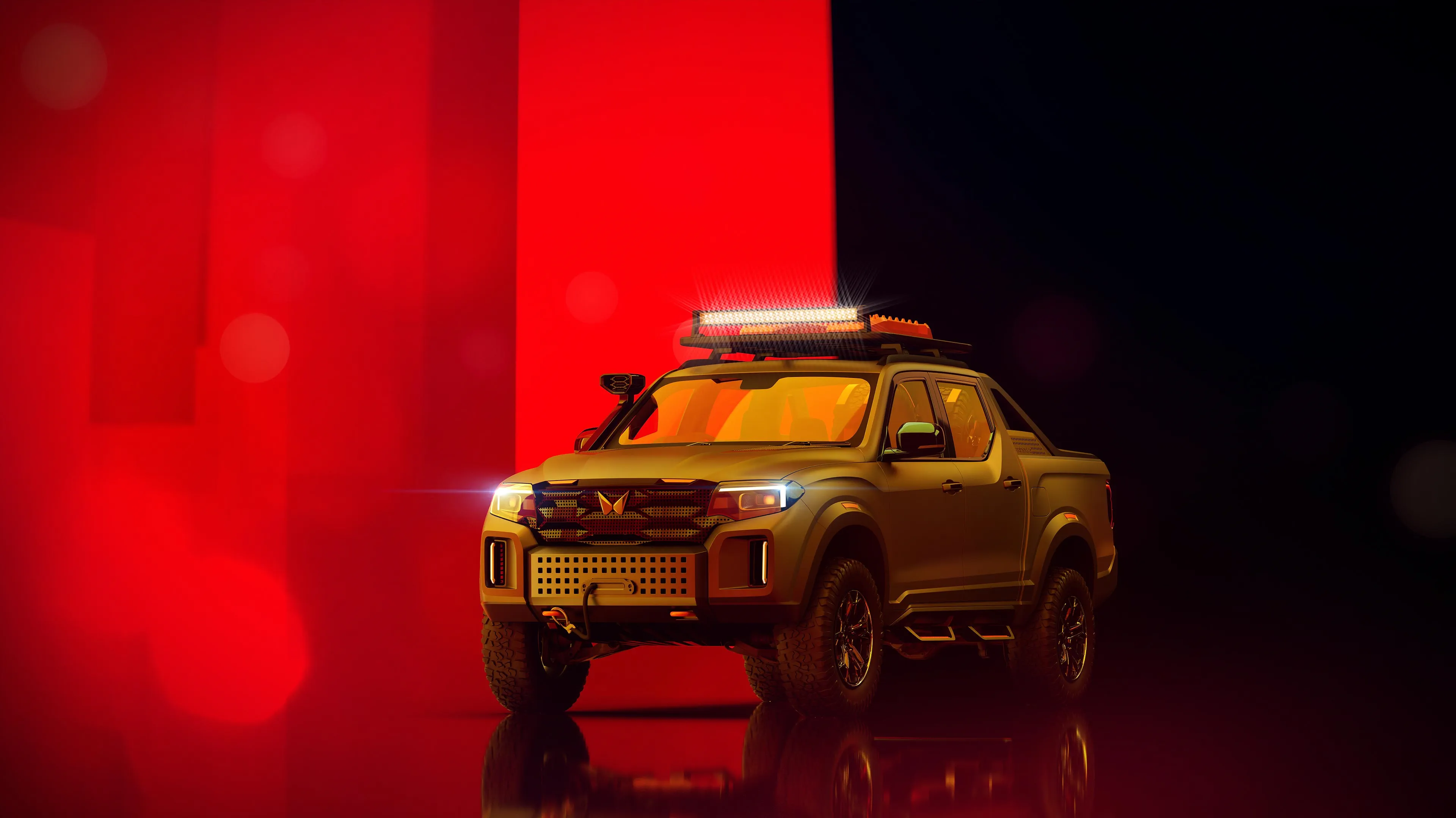 Mahindra Global Pik Up Adventure Front View