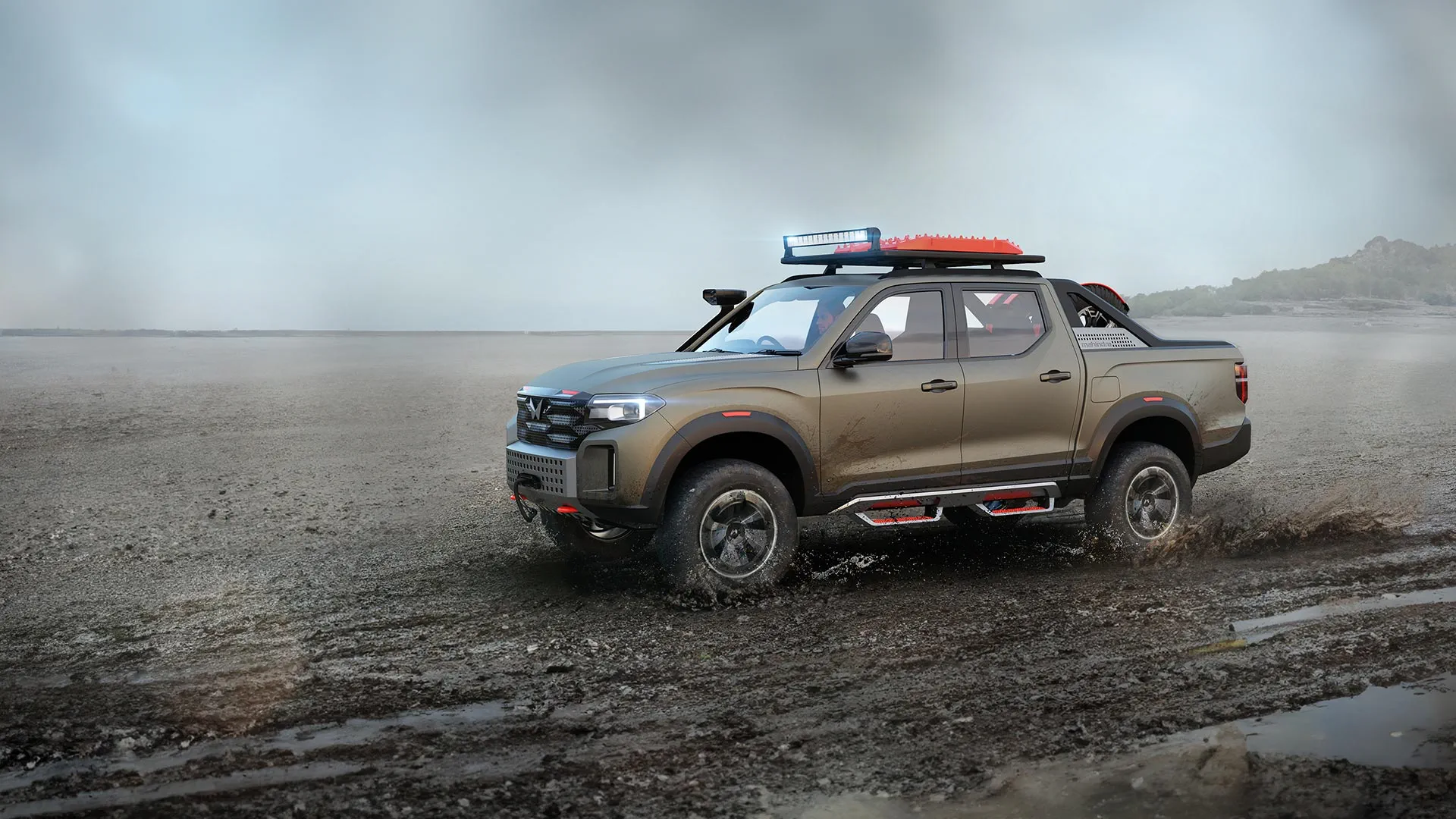 Mahindra Global Pik Up Off Road Image