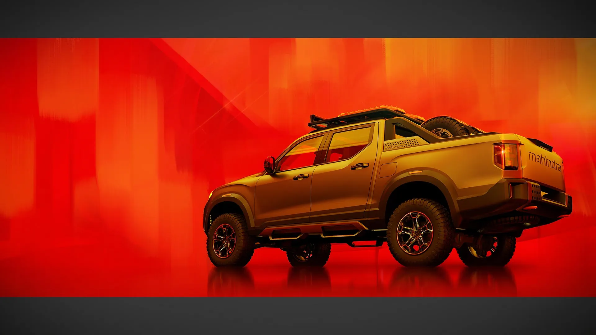 Mahindra Global Pik Up Left Side View