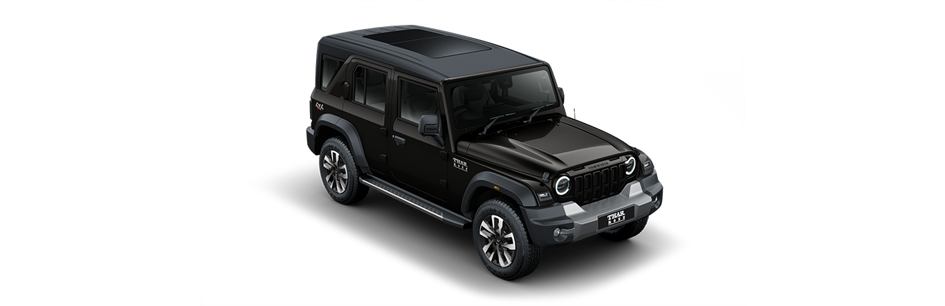 mahindra thar roxx in ranchi black 