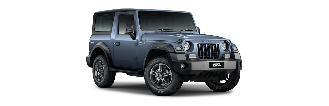 Mahindra Thar SUV in Battleship Grey exterior shade