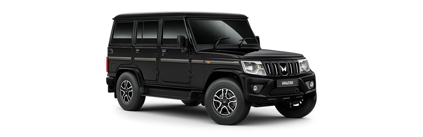 Mahindra Bolero in stylish Stealth Black colour