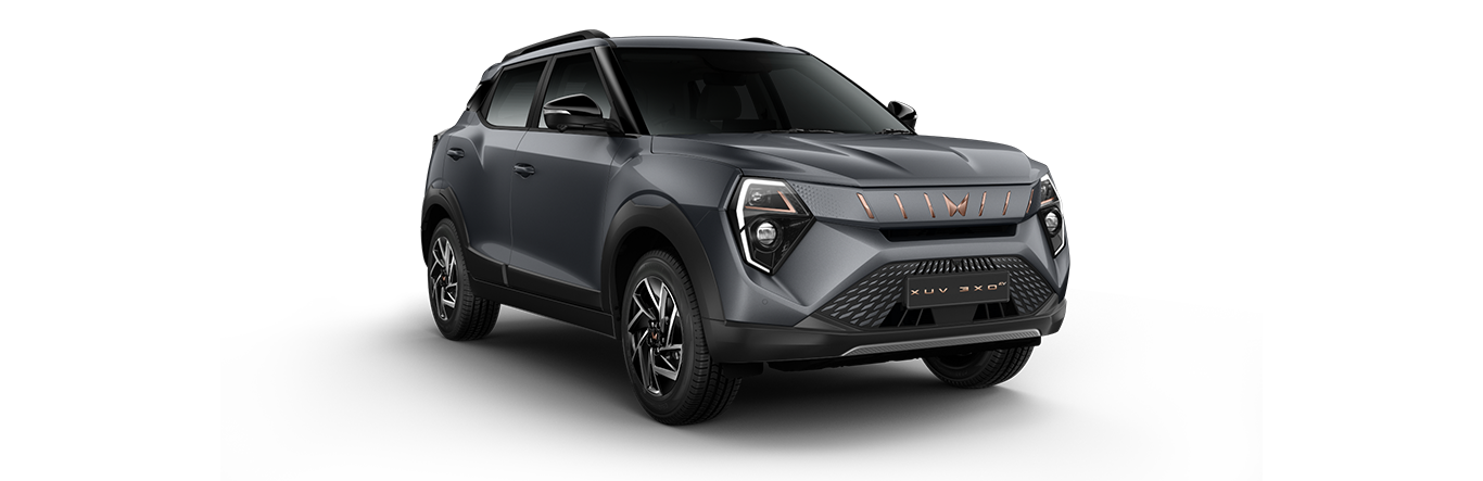 Mahindra XUV 3XO EV in Galaxy Grey